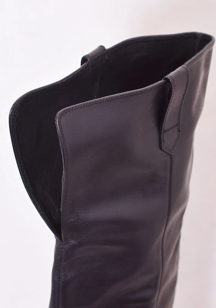 NINAMOUNAH HOWLING KNEE-HIGH LEATHER BOOTS