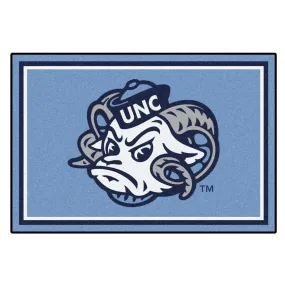 North Carolina Tar Heels 5x8 Rug with Ram Logo by Fanmats