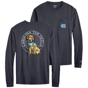 North Carolina Tar Heels Golden Puppy Long Sleeve T-Shirt