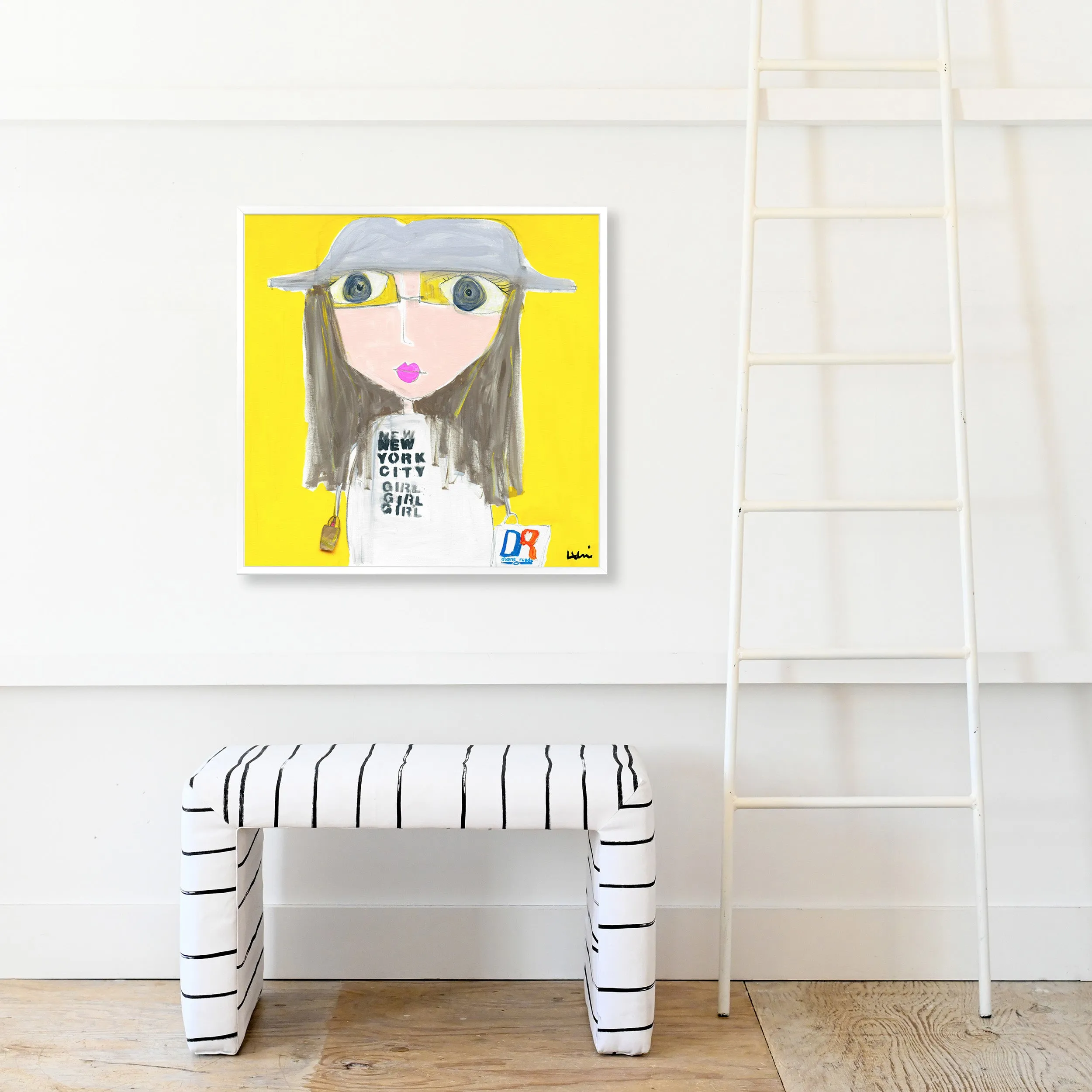 NYC Girl Art Print