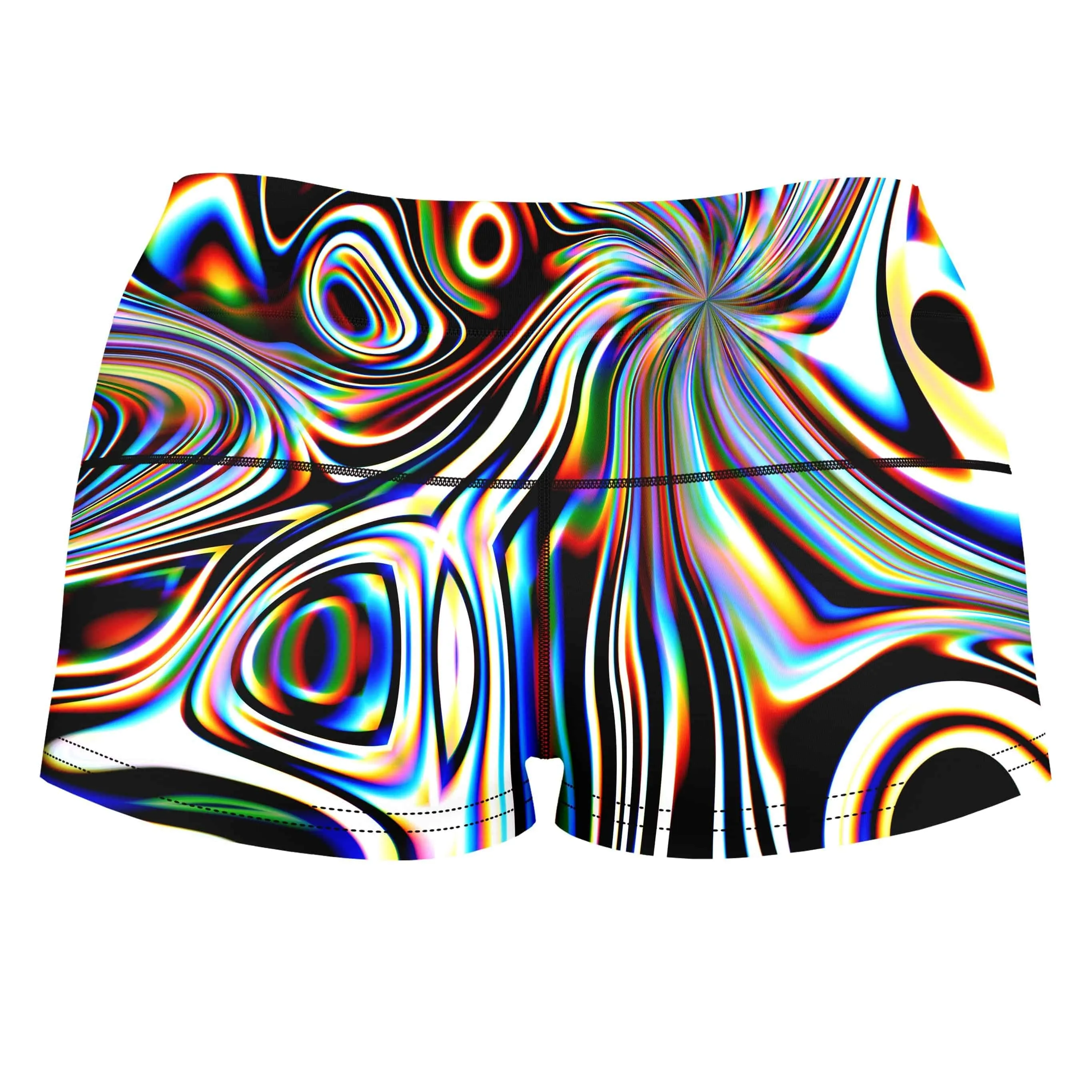 Oil Aura High-Waisted Women's Shorts