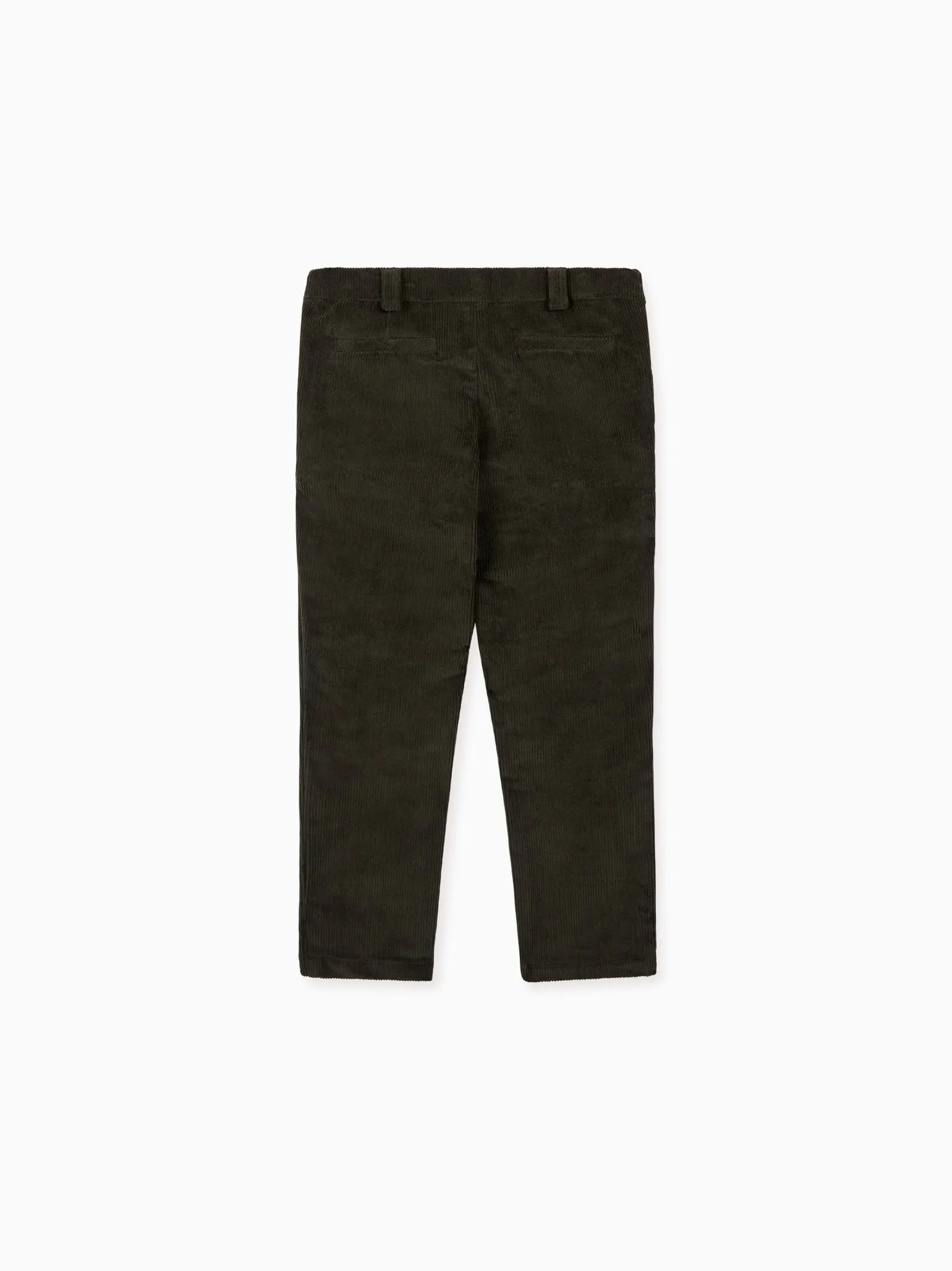 Olive Green Reinaldo Corduroy Boy Trousers