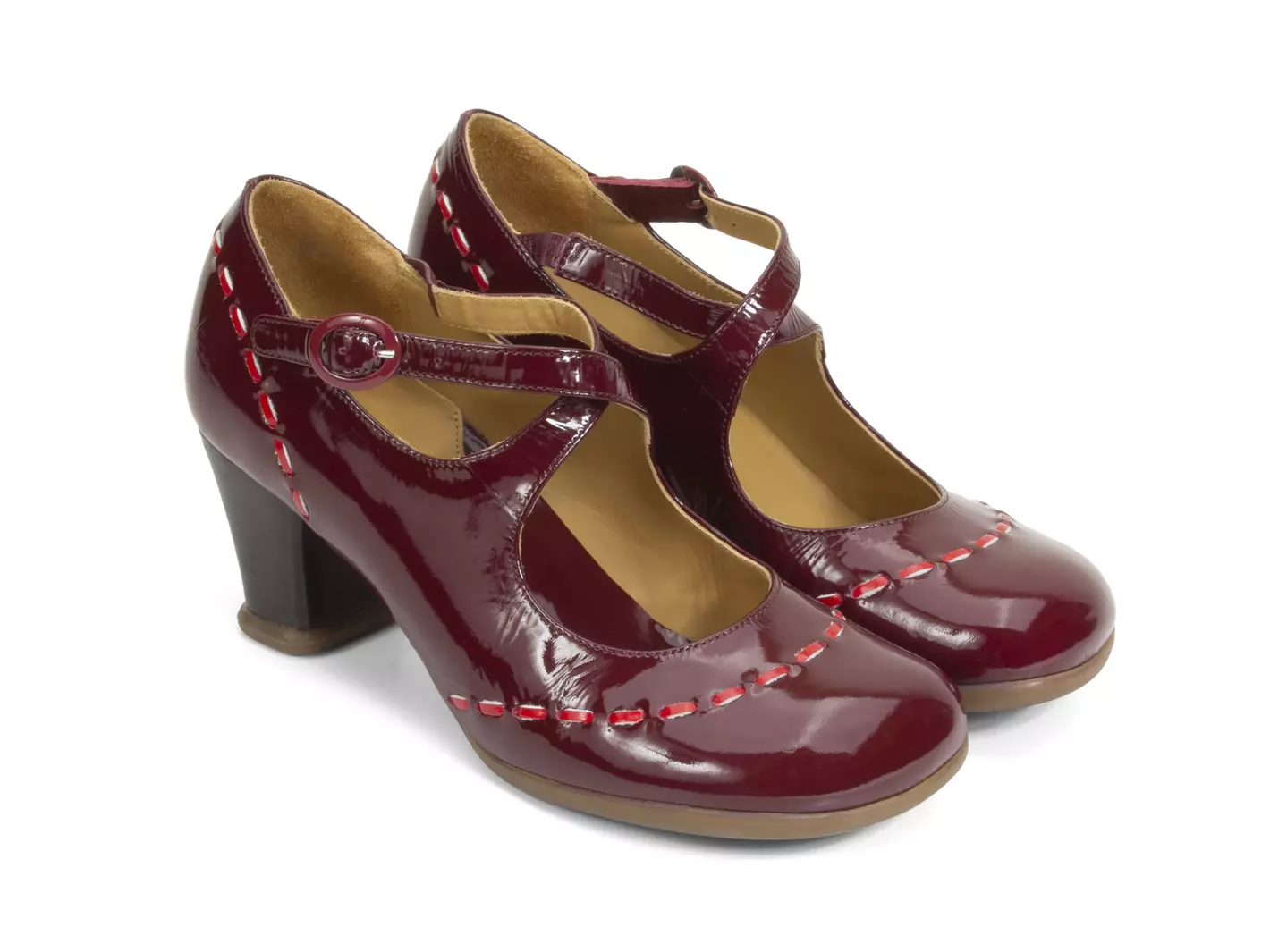 Operetta Malibran Criss-Crossed Mary Jane Heels