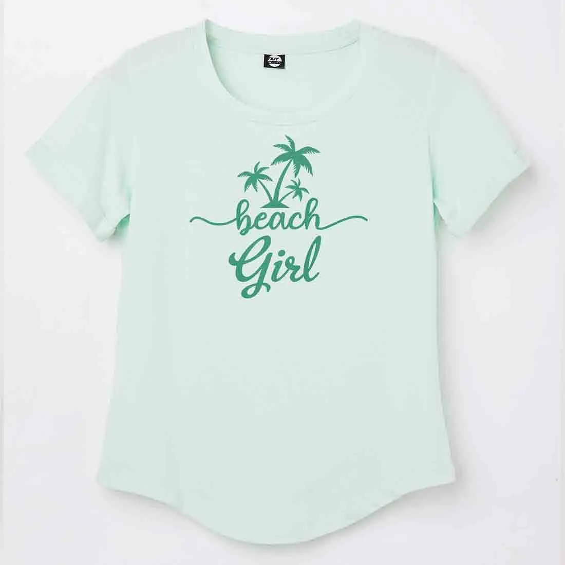 Outing T Shirts For Women Hometown City Tees - Beach Girl