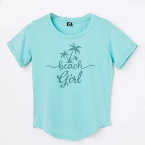 Outing T Shirts For Women Hometown City Tees - Beach Girl