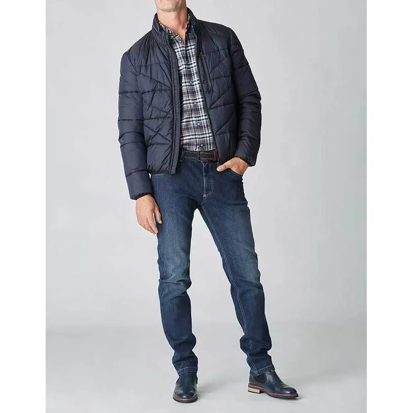 Padded Technical Jacket Navy