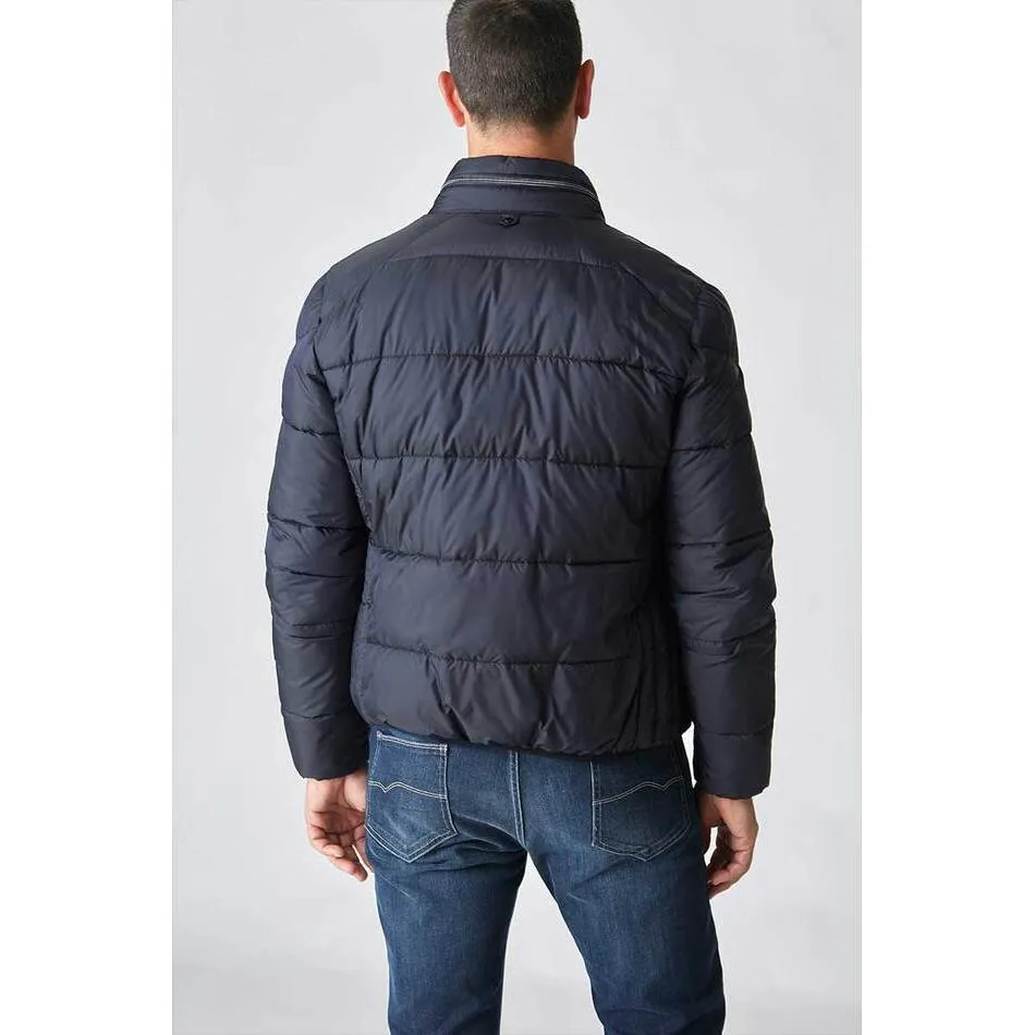 Padded Technical Jacket Navy