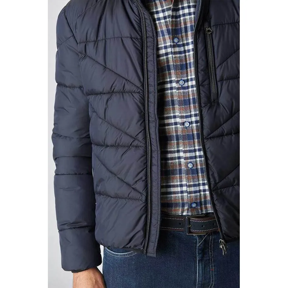 Padded Technical Jacket Navy