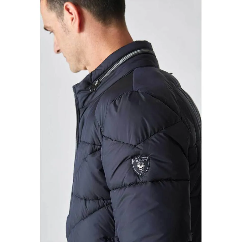 Padded Technical Jacket Navy