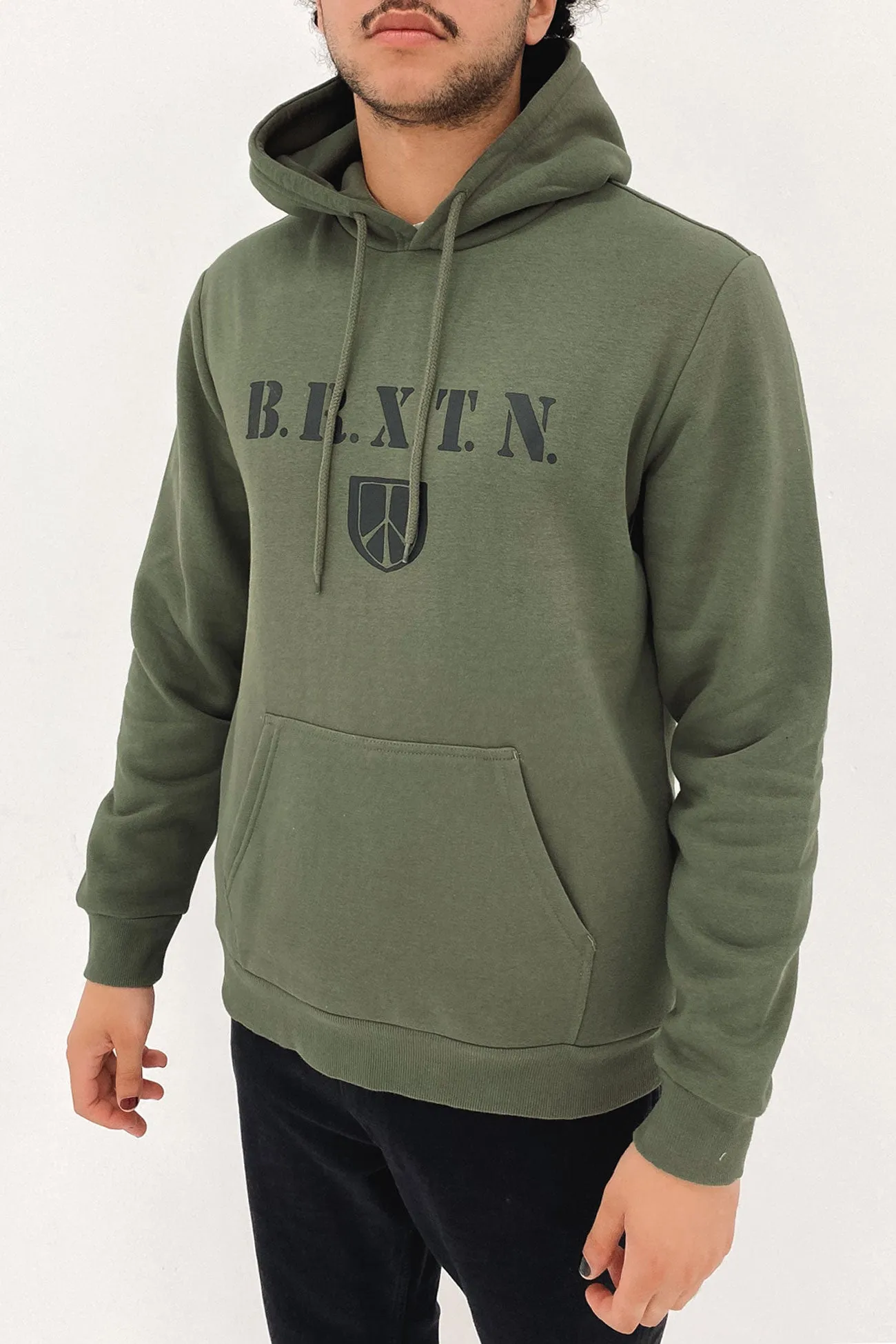 Peace Shield Hood Olive Surplus