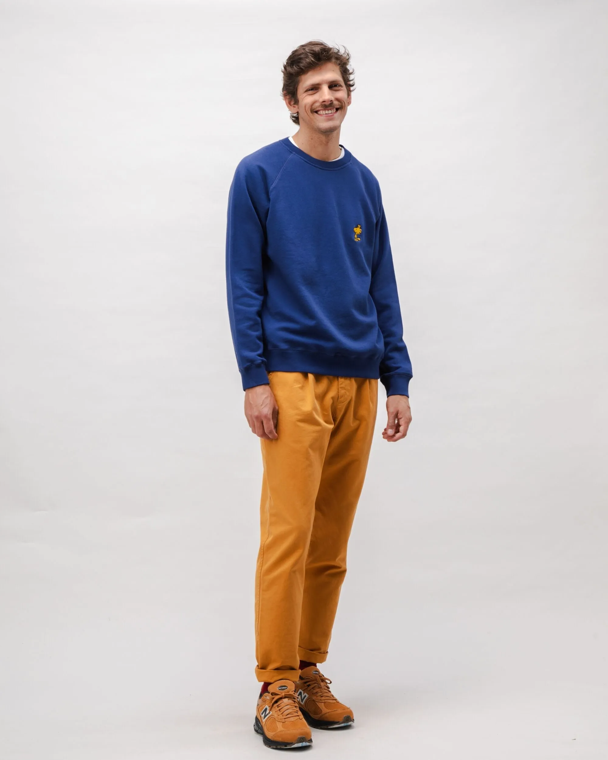 Peanuts Woodstuck Cotton Sweatshirt Navy