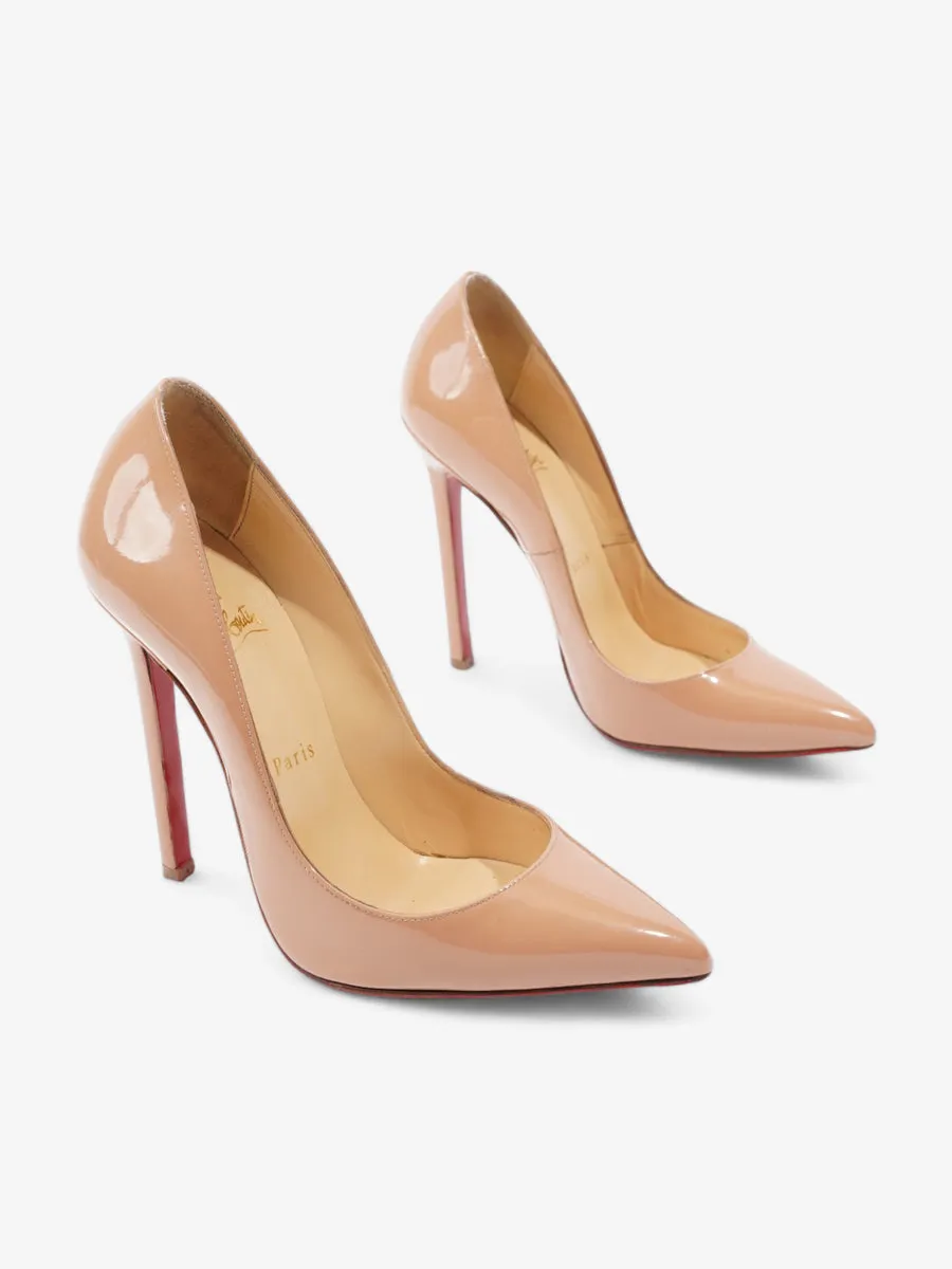 Pigalle Heels 120 Nude Patent Leather EU 38 UK 5