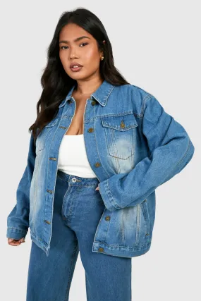 Plus Oversized Denim Jacket