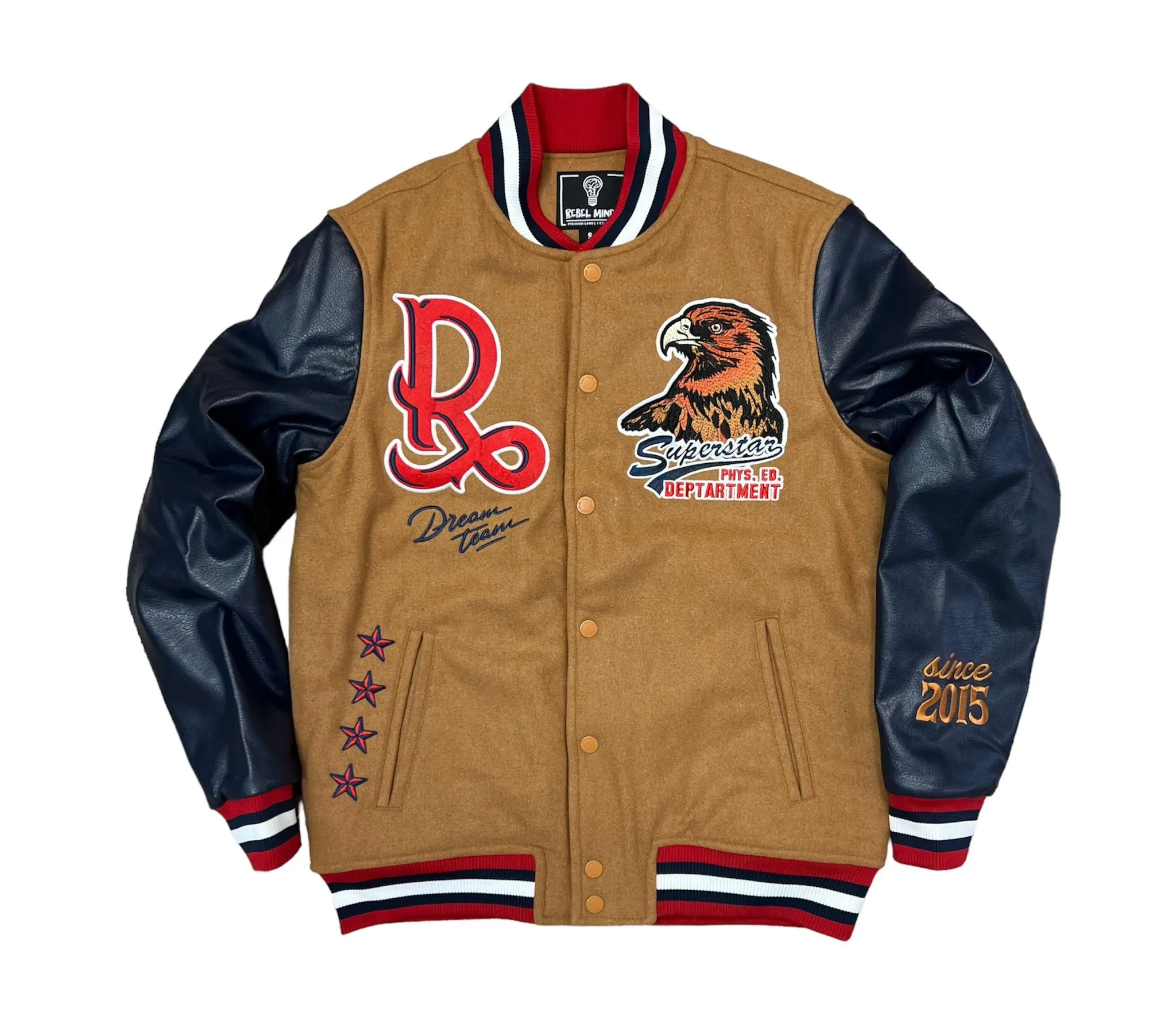 Rebel Minds All American Carmel Varsity Jacket