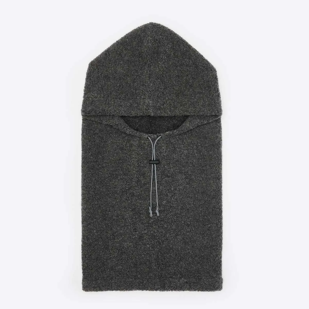 Recycled wool hood