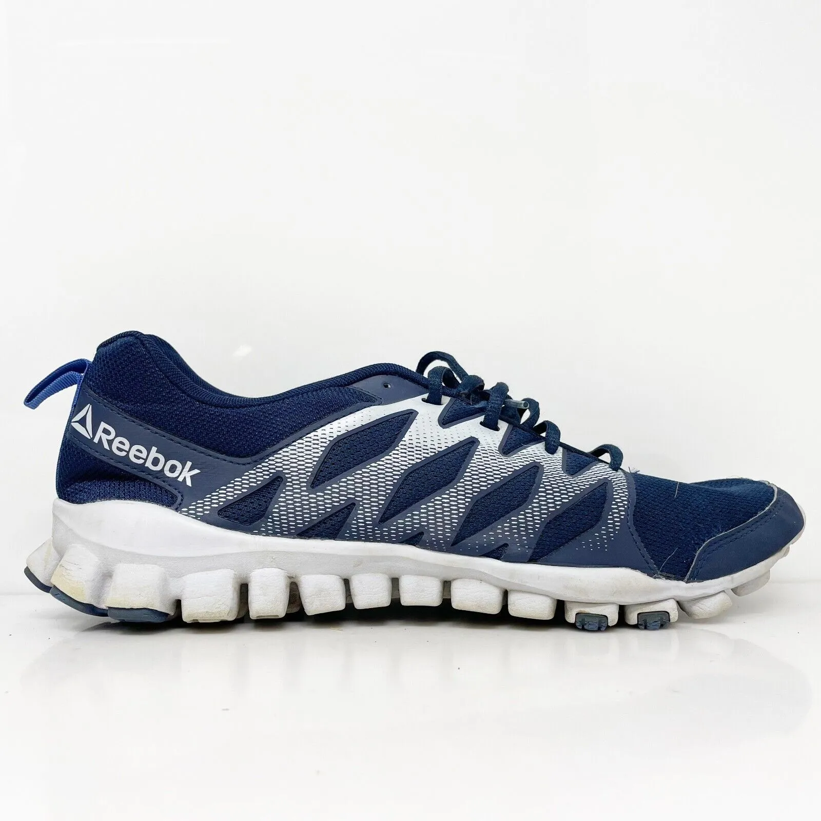 Reebok Mens Realflex Train 4.0 CN1169 Blue Running Shoes Sneakers Size 11