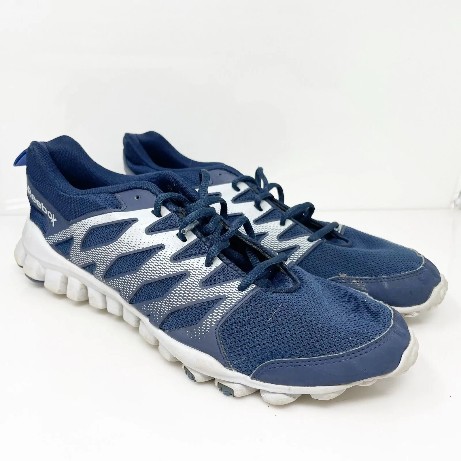 Reebok Mens Realflex Train 4.0 CN1169 Blue Running Shoes Sneakers Size 11