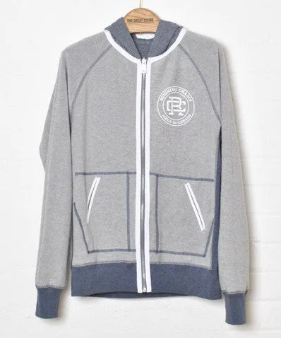 Reversible Zip-Up Hooded Sweatshirt