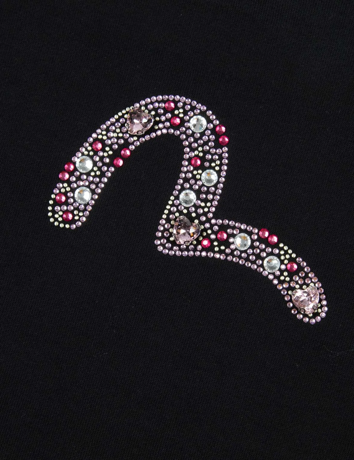 Rhinestone Seagull Cropped Sweatshirt