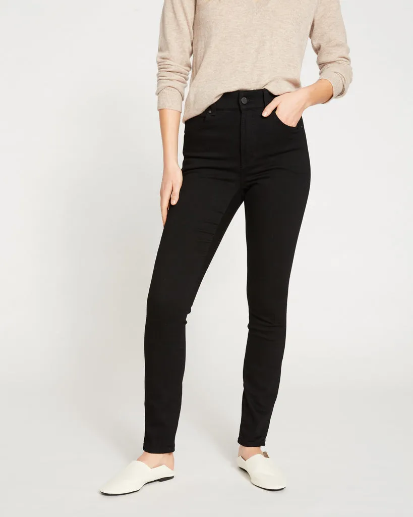 Riviera High Rise Skinny Jeans 31 Inch - Black