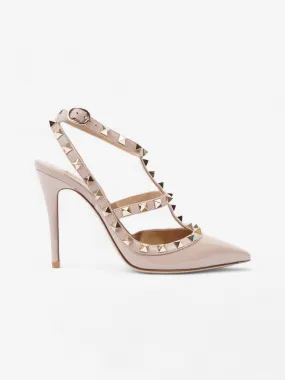 Rockstud Heels 80mm Nude Patent Leather EU 36.5 UK 3.5