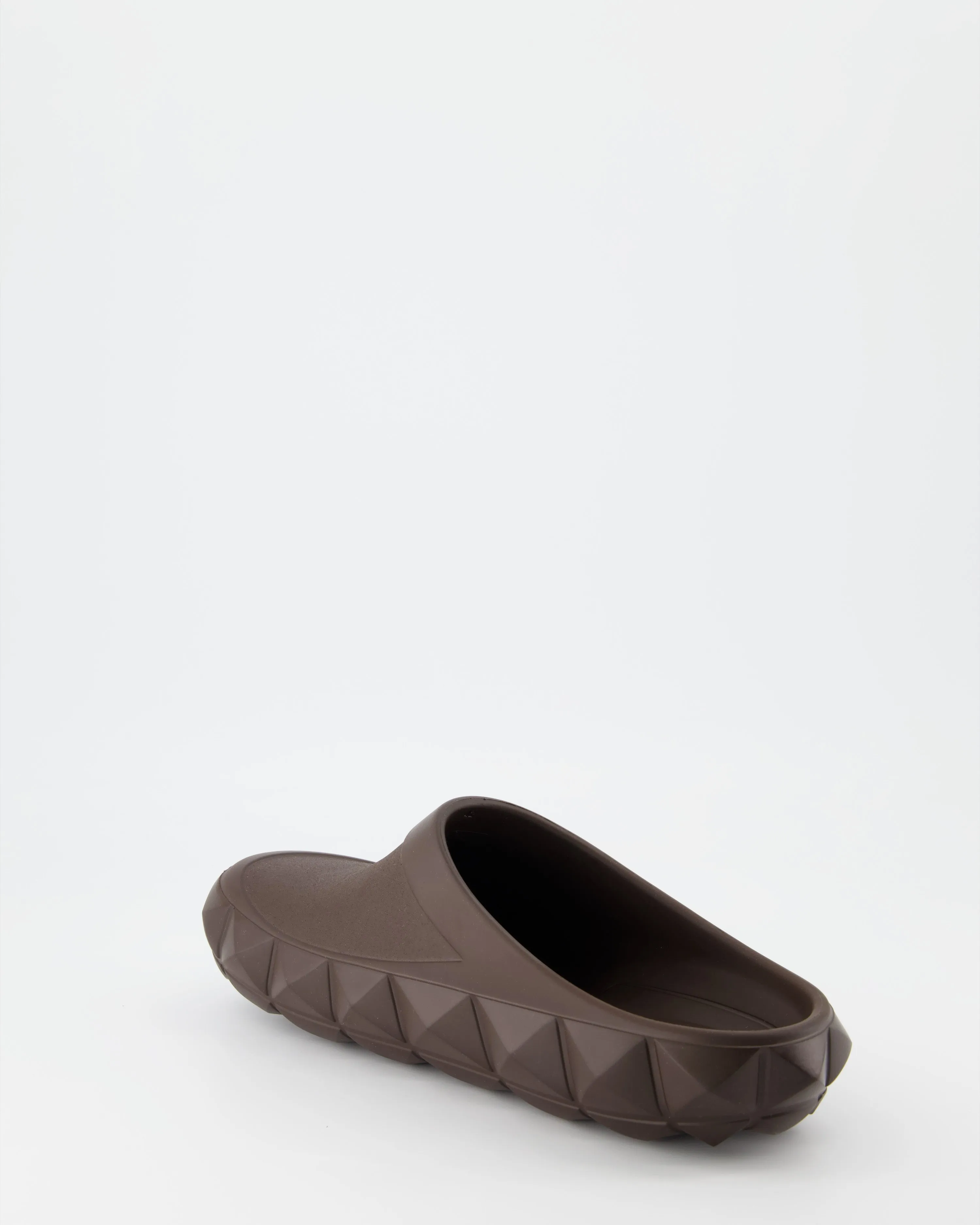 Roman Stud Brown Mules