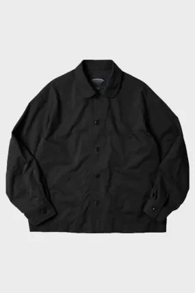 Round Patch Coverall Jacket - Black