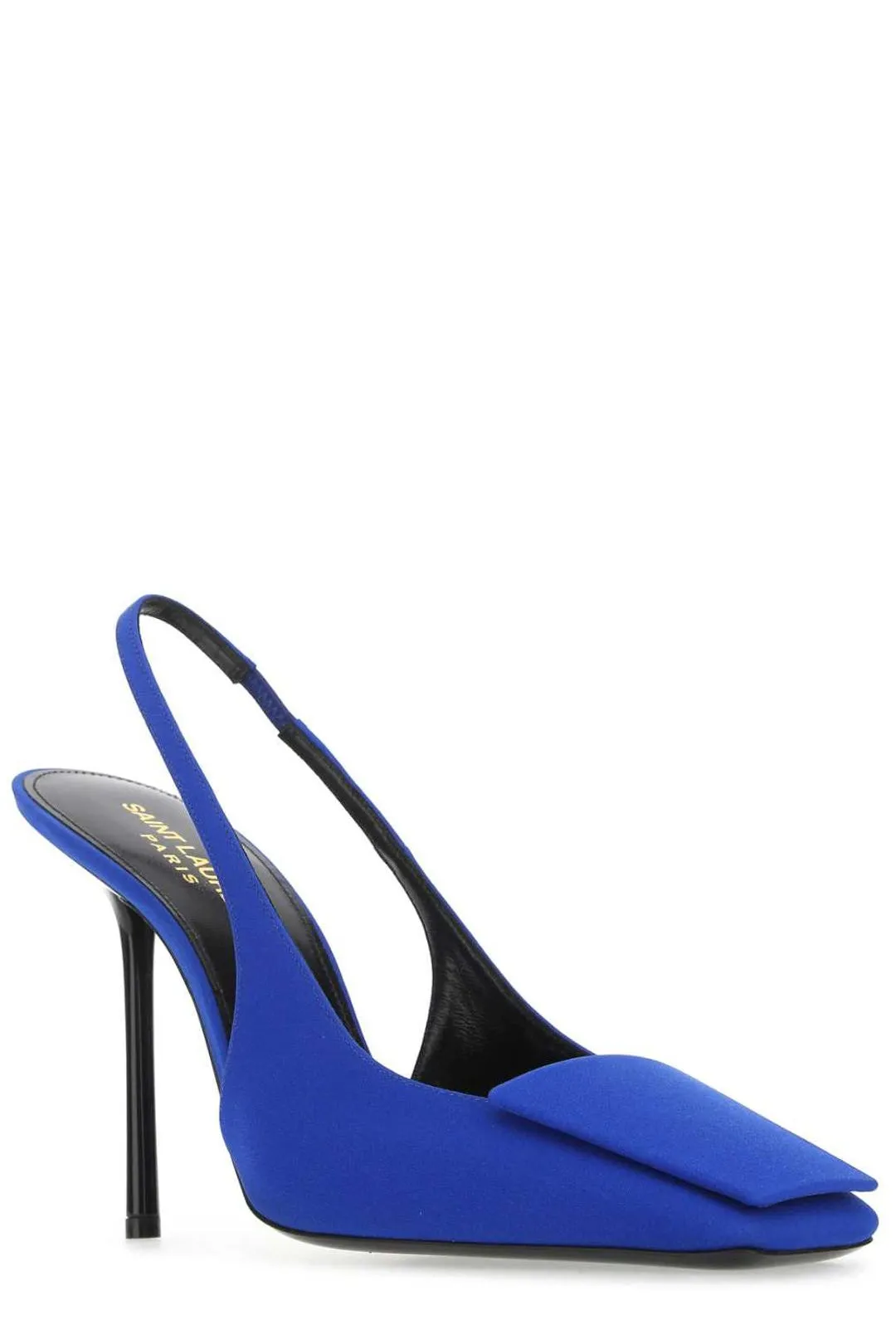 Saint Laurent George Square Toe Slingback Pumps