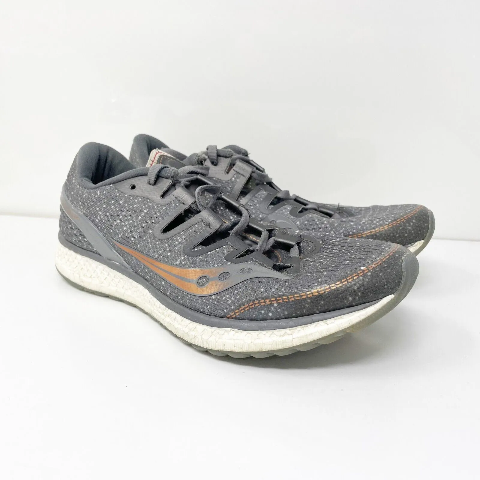 Saucony Womens Freedom ISO S10355-30 Gray Running Shoes Sneakers Size 8.5