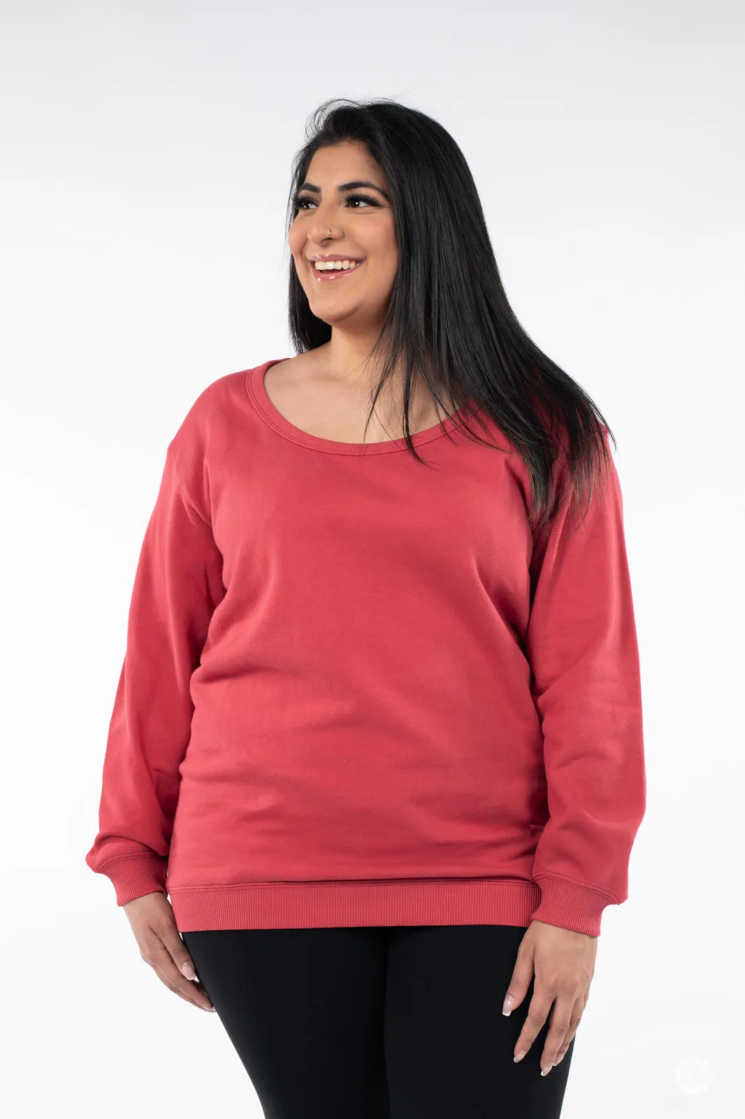 Scoop Neck Sweatshirt