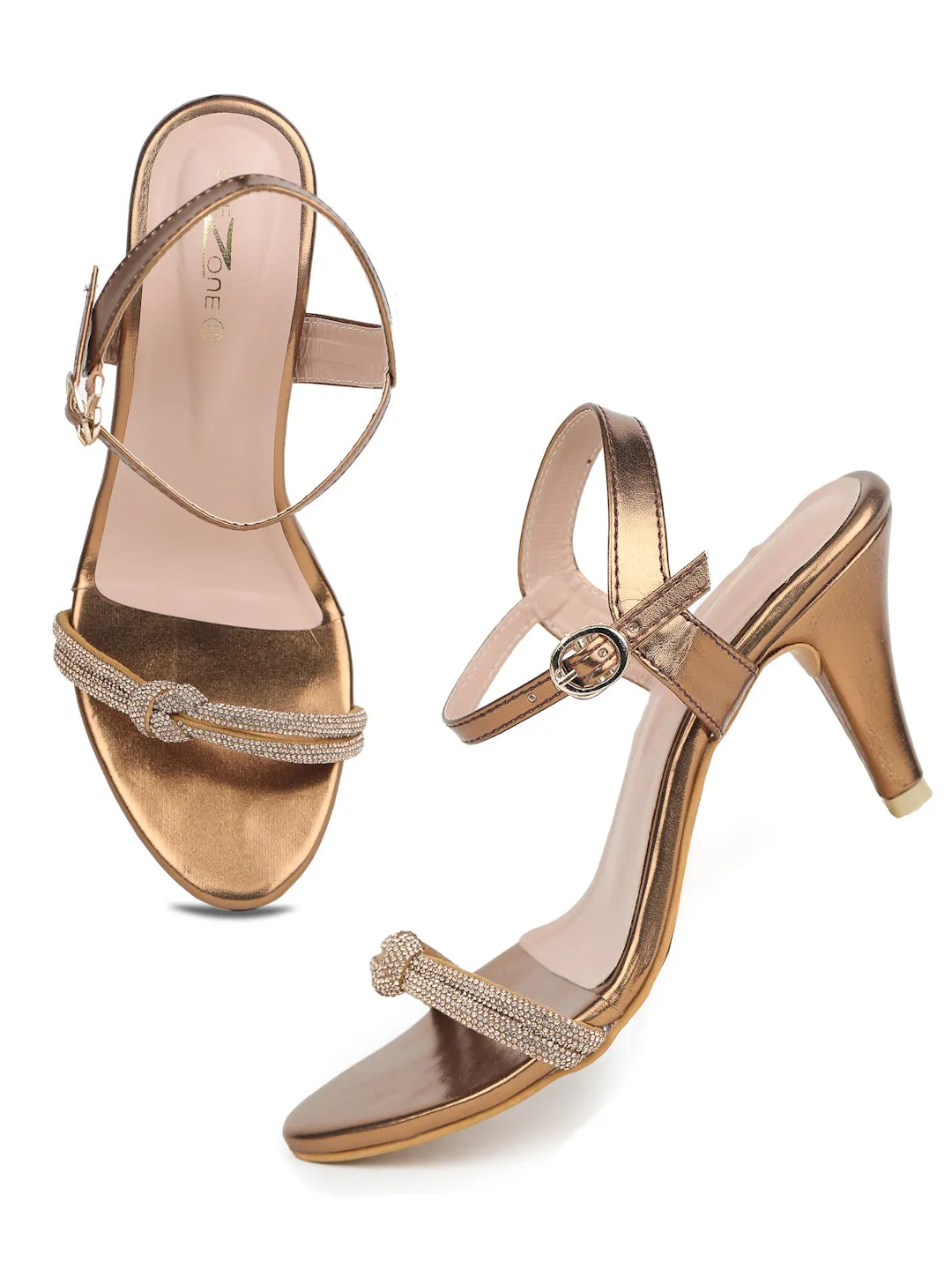 Shezone Copper Women Heels