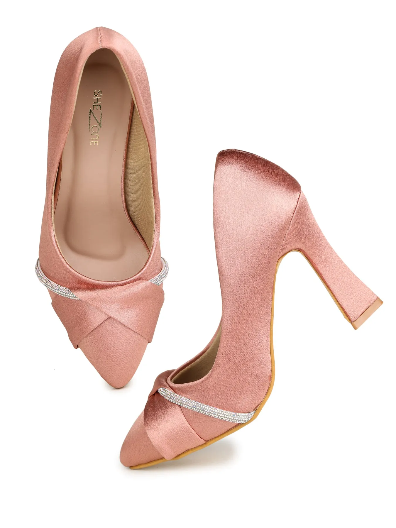 Shezone Peach Women Heels