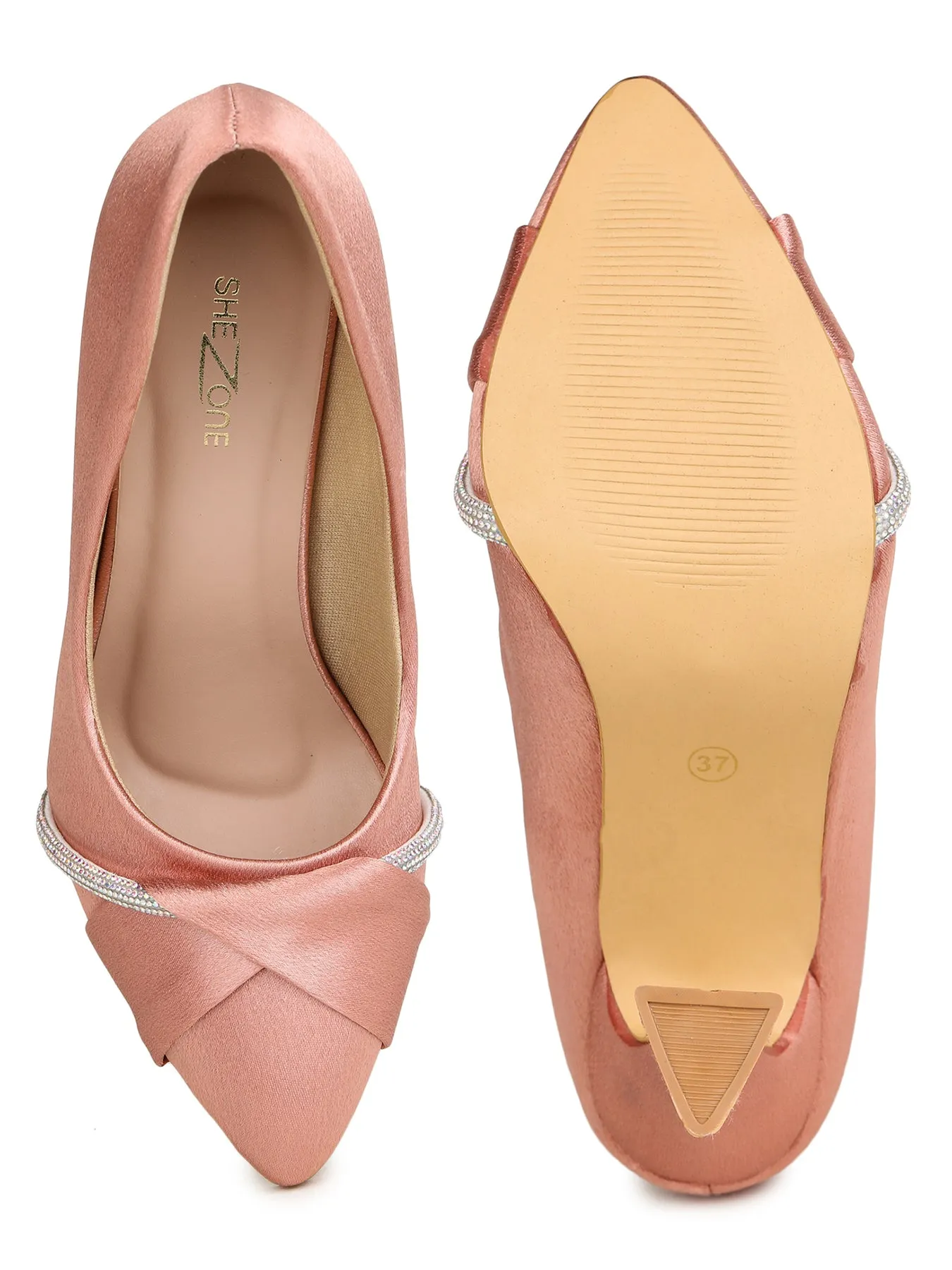 Shezone Peach Women Heels