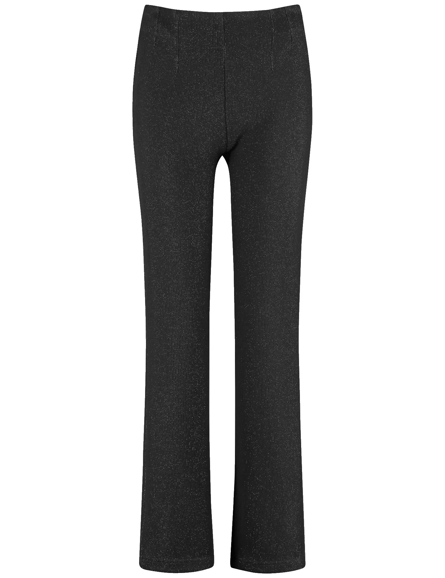 Shimmering stretch trousers, MAR꞉LIE FLARED FIT