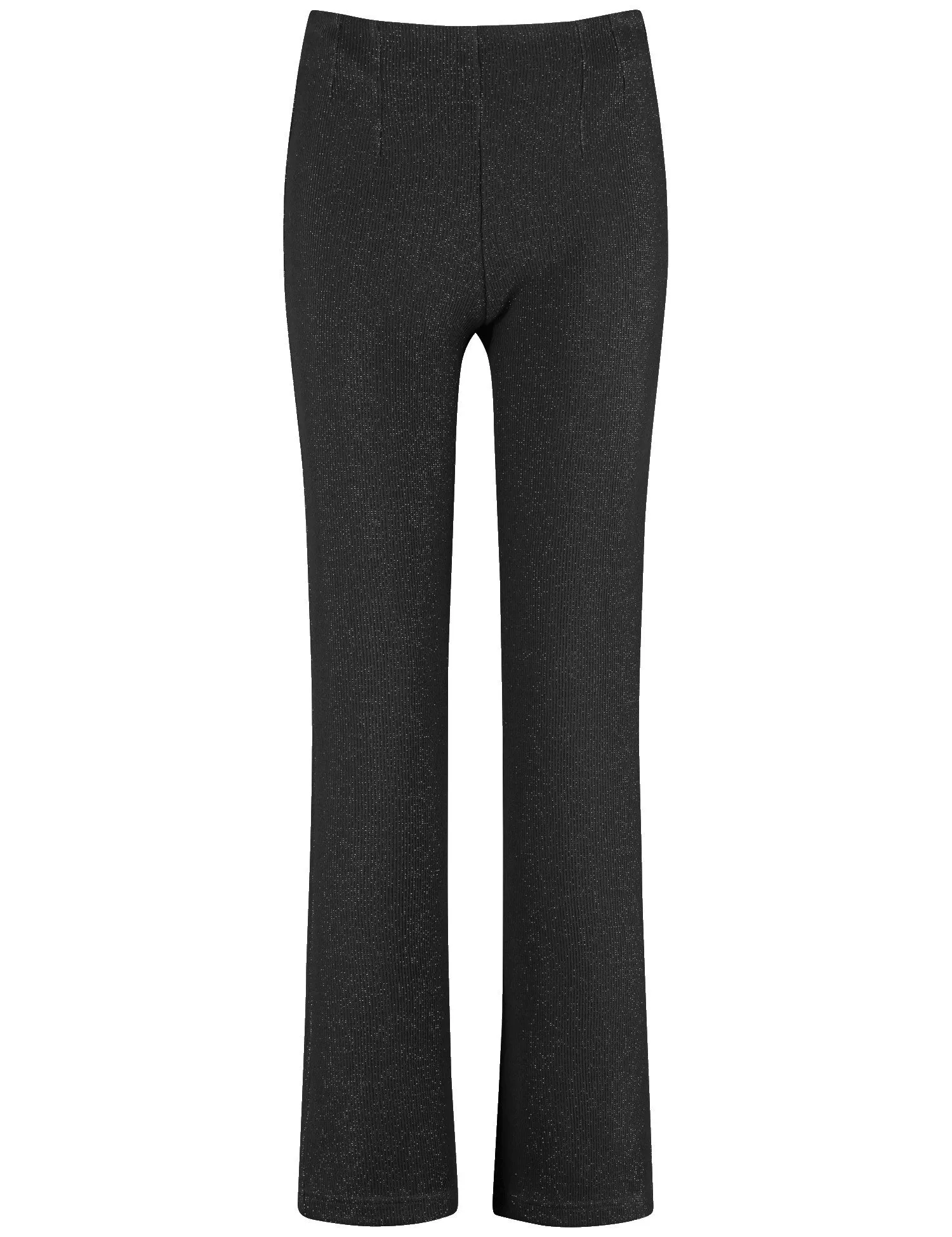 Shimmering stretch trousers, MAR꞉LIE FLARED FIT