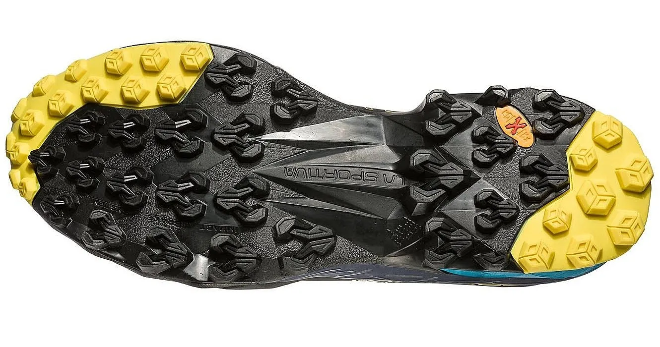 shoes La Sportiva Akyra - Carbon/Tropic Blue - men´s