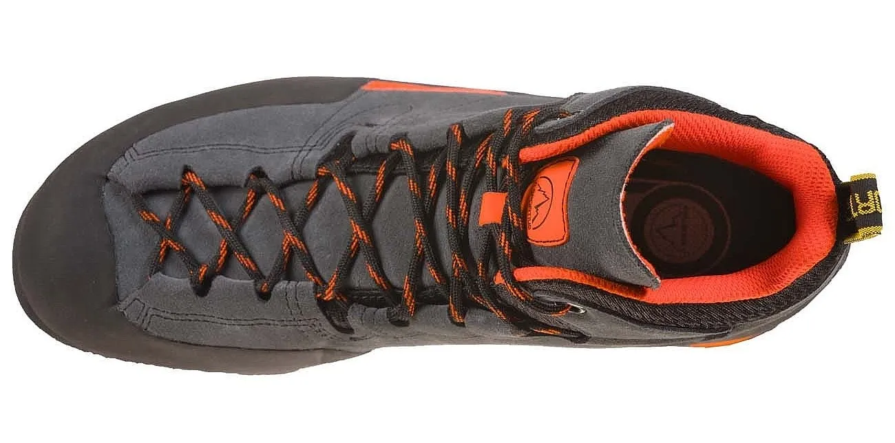 shoes La Sportiva Boulder X Mid GTX - Carbon/Flame - men´s