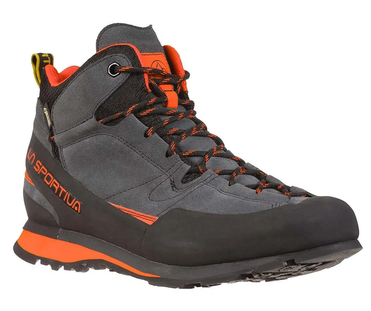 shoes La Sportiva Boulder X Mid GTX - Carbon/Flame - men´s