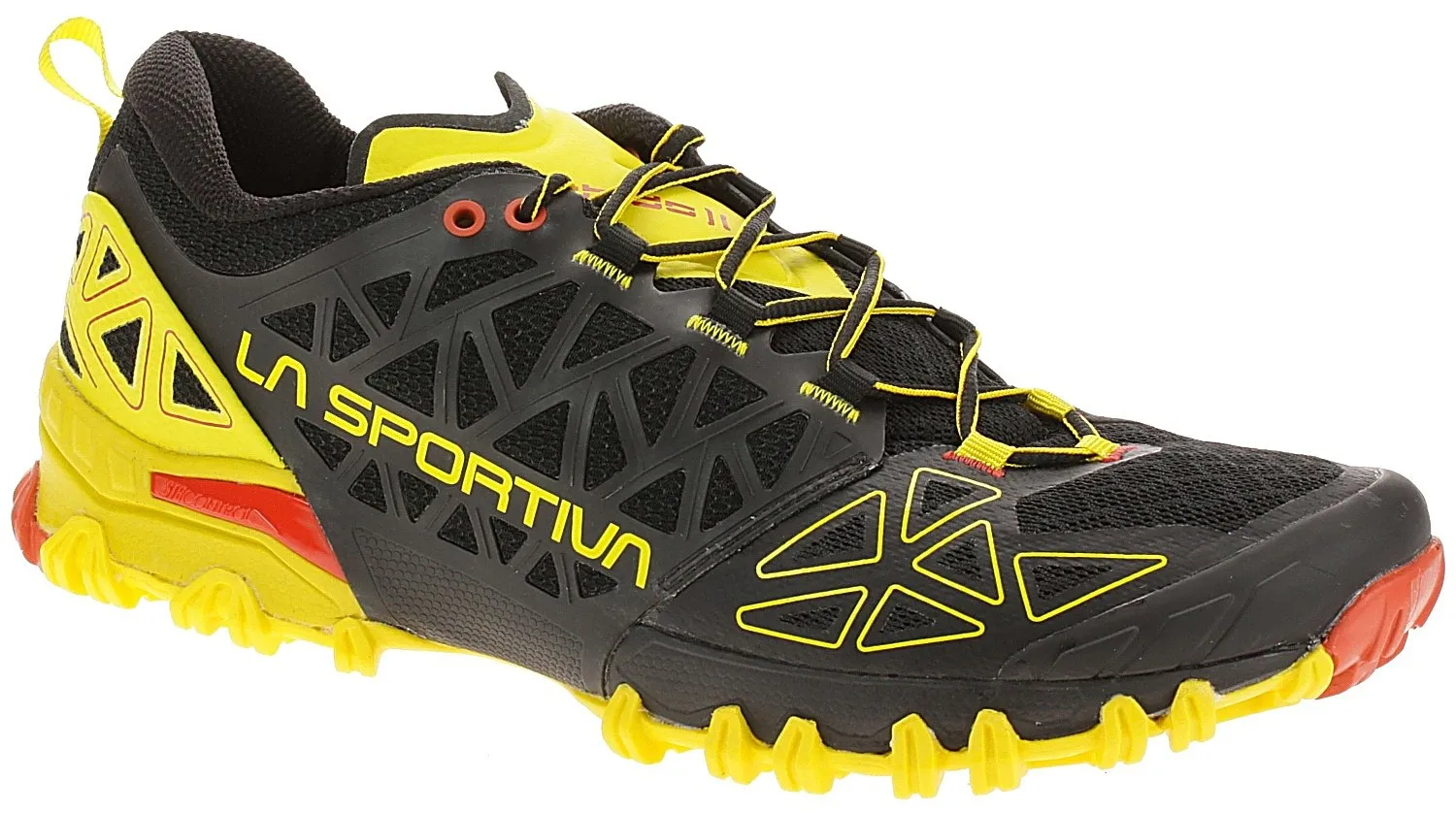 shoes La Sportiva Bushido II - Black/Yellow - men´s