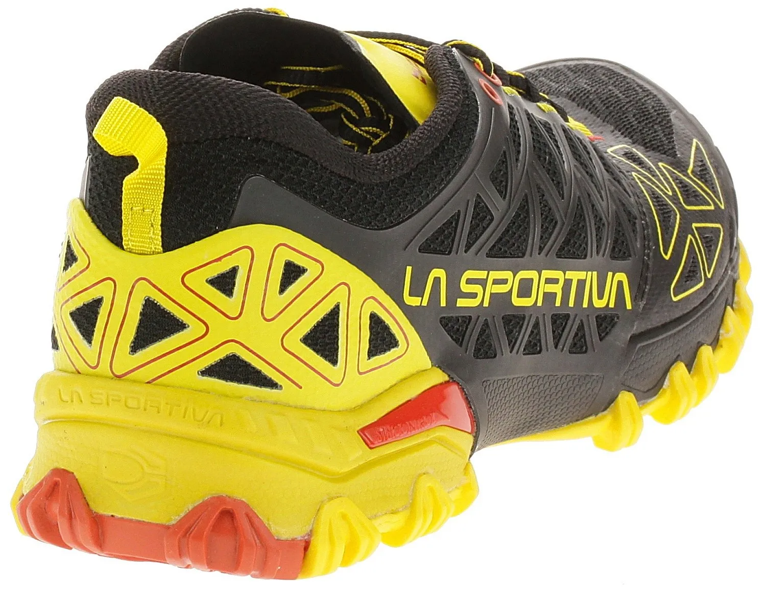 shoes La Sportiva Bushido II - Black/Yellow - men´s