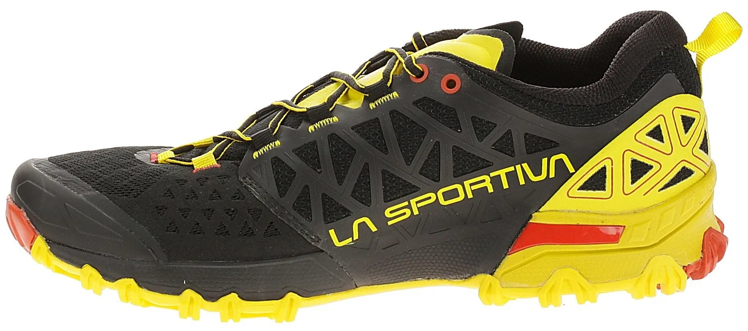 shoes La Sportiva Bushido II - Black/Yellow - men´s