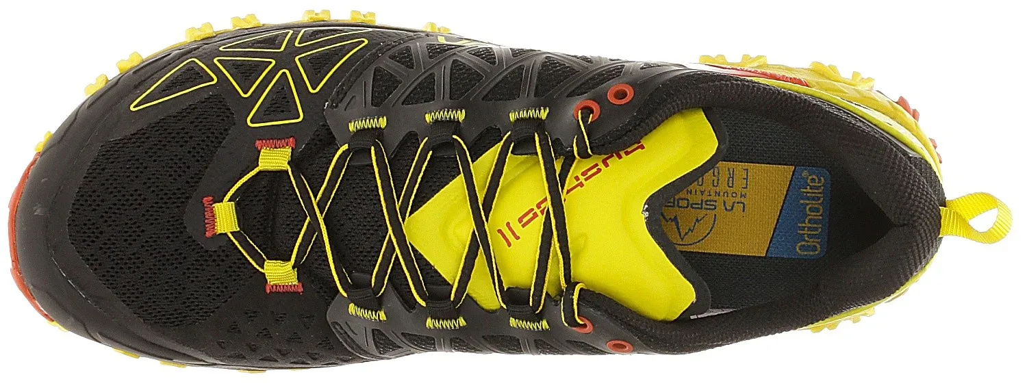 shoes La Sportiva Bushido II - Black/Yellow - men´s