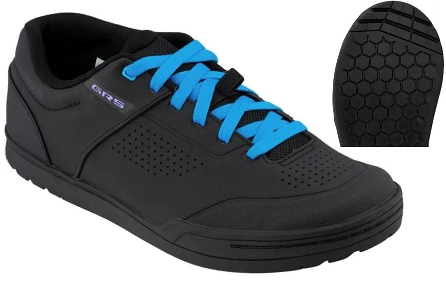 shoes Shimano SH-GR501 MTB - Black/Blue - men´s