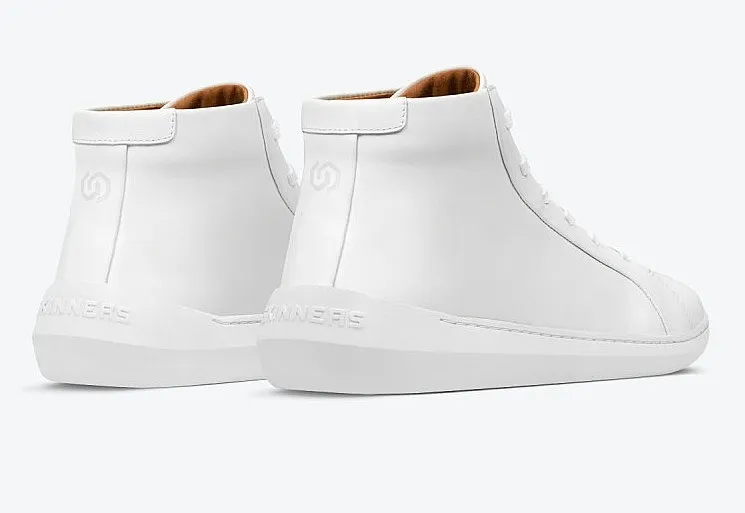 shoes Skinners Moonwalker High Top - Leather White