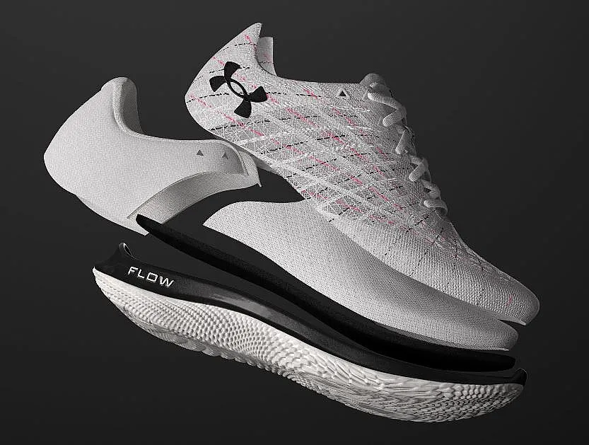 shoes Under Armour Flow Velociti Wind - 102/White/Beta - men´s