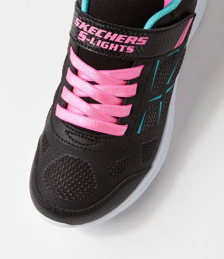 SKECHERS Glimmer Kick Black Sneakers