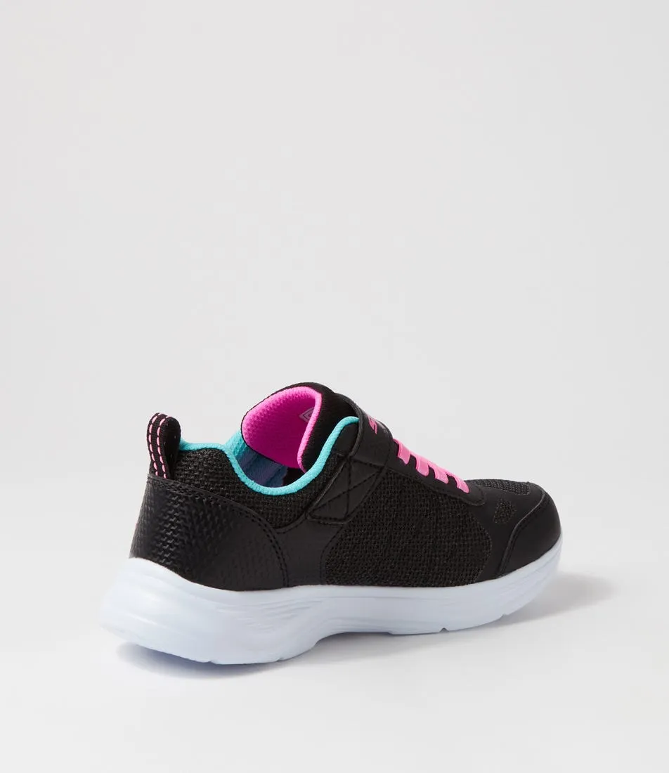 SKECHERS Glimmer Kick Black Sneakers