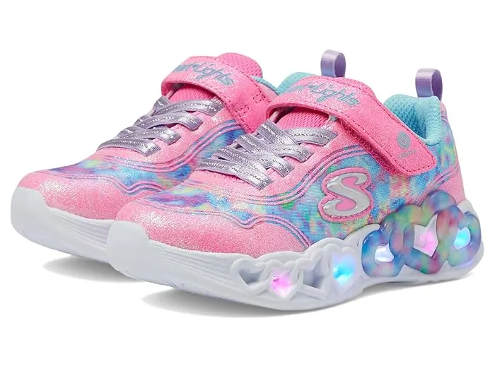 SKECHERS KIDS Infinite Heart Lights - Color Lovin (Little Kid/Big Kid)