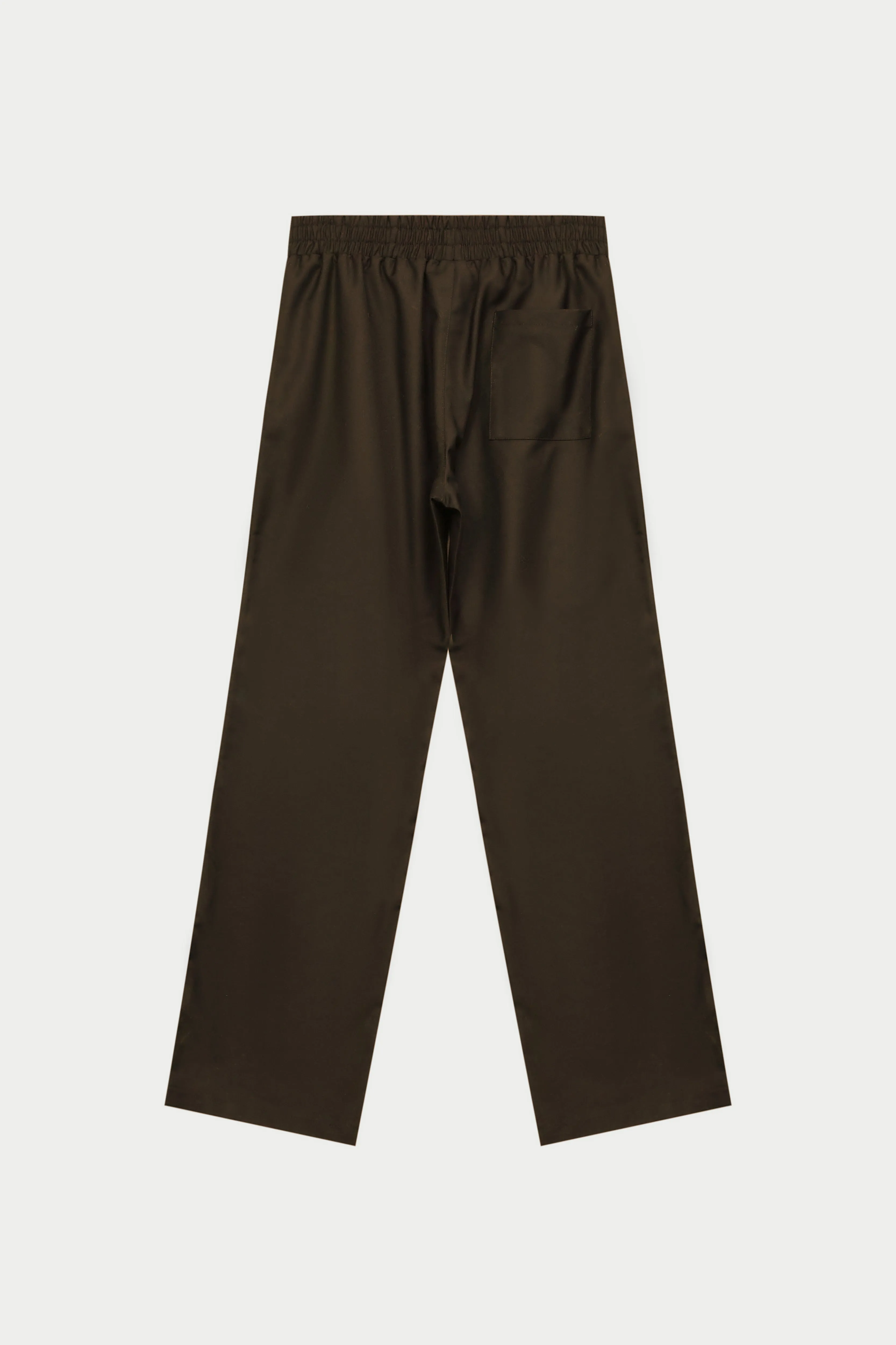 SMART PIPED TROUSERS - BROWN