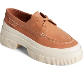 Sperry Platform Boat Shoes Tan